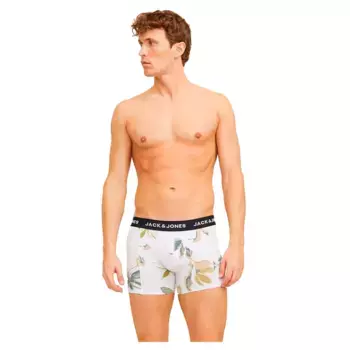 Боксеры 3 шт Jack & Jones Abstract, белый