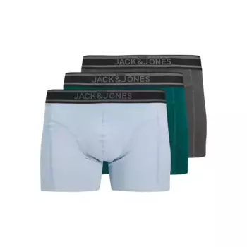 Боксеры 3 шт Jack & Jones Aiden Solid, зеленый