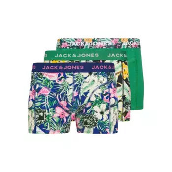 Боксеры 3 шт Jack & Jones Fred Flamingo SN, зеленый