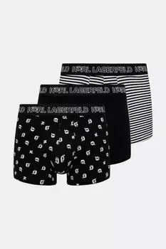 Боксеры 3 шт Karl Lagerfeld, черный