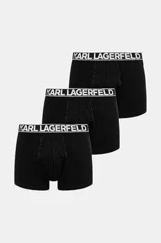 Боксеры 3 шт Karl Lagerfeld, черный