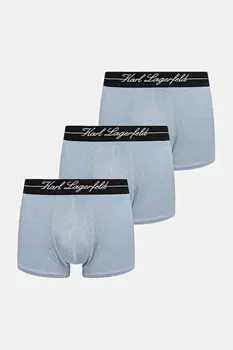 Боксеры 3 шт Karl Lagerfeld, синий