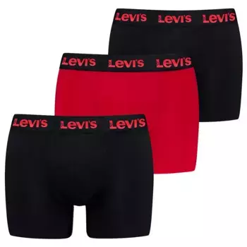 Боксеры 3 шт Levi's Repeat Logo Brief, красный