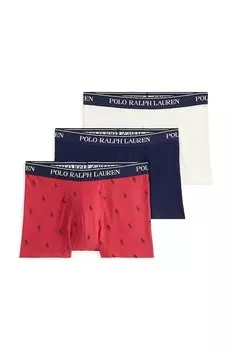 Боксеры 3 шт Polo Ralph Lauren, красный