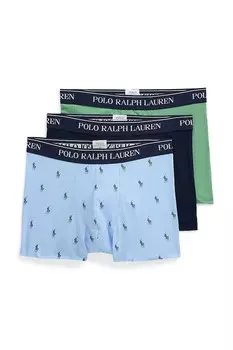 Боксеры 3 шт Polo Ralph Lauren, синий