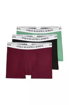 Боксеры 3 шт Polo Ralph Lauren, зеленый