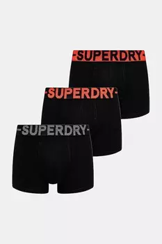 Боксеры 3 шт Superdry, черный