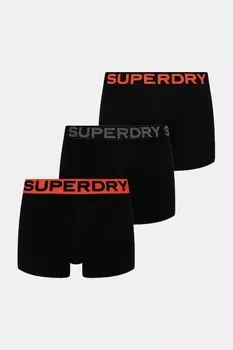 Боксеры 3 шт Superdry, черный