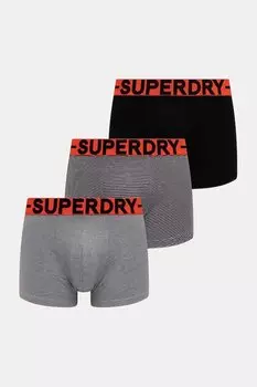 Боксеры 3 шт Superdry, черный