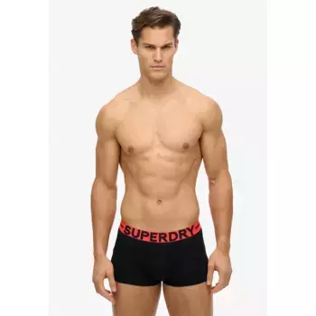 Боксеры 3 шт Superdry M3110450B Trunk, черный