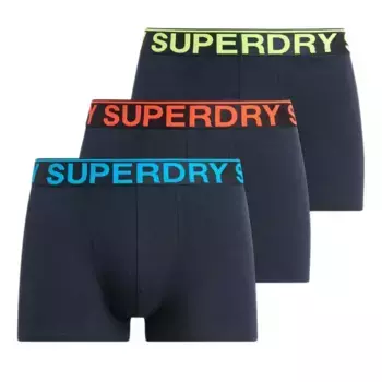 Боксеры 3 шт Superdry M3110450B Trunk, синий