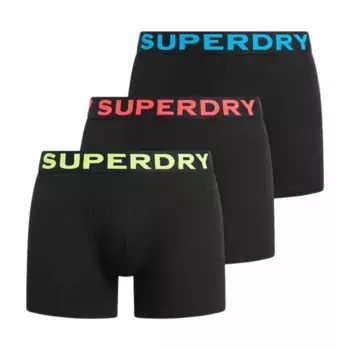 Боксеры 3 шт Superdry M3110452B, черный