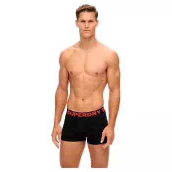 Боксеры 3 шт Superdry M3110452B, черный