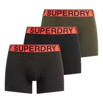 Боксеры 3 шт Superdry M3110452B, коричневый