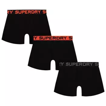 Боксеры 3 шт Superdry M3110452C, черный