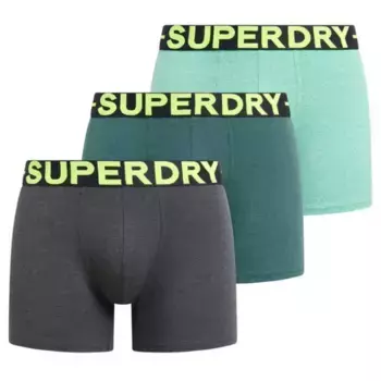 Боксеры 3 шт Superdry M3110452C, зеленый