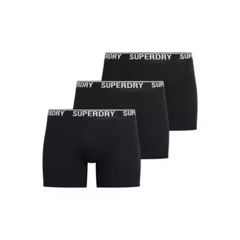Боксеры 3 шт Superdry M3110471C, черный