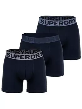 Боксеры, 3 шт. Superdry, синий
