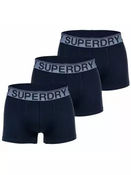Боксеры, 3 шт. Superdry, синий