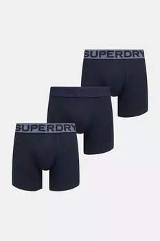 Боксеры 3 шт Superdry, темно-синий