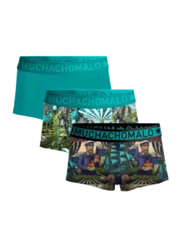 Боксеры 3 шт трусы Muchachomalo, мультиколор