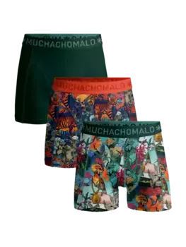 Боксеры 3 шт трусы Muchachomalo, мультиколор
