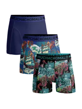 Боксеры 3 шт трусы Muchachomalo, мультиколор