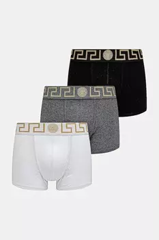 Боксеры 3 шт Versace, серый