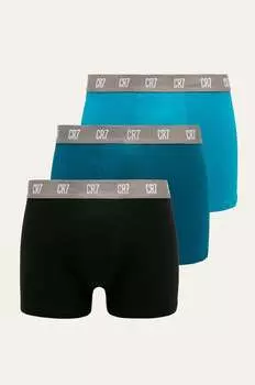 Боксеры (3 упаковки) CR7 Cristiano Ronaldo, бирюзовый