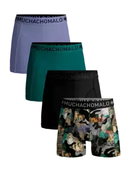 Боксеры 4 шт трусы Muchachomalo, мультиколор