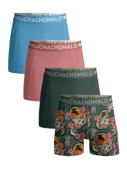 Боксеры 4 шт трусы Muchachomalo, мультиколор