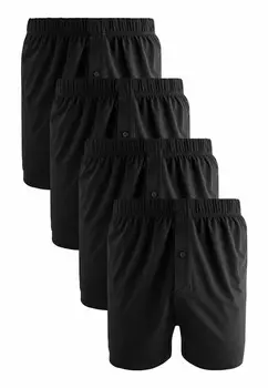 Боксеры 4ER PACK ESSENTIAL REGULAR FIT Next, черный