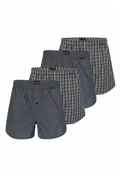 Боксеры 4ER PACK WEB Schiesser, черный
