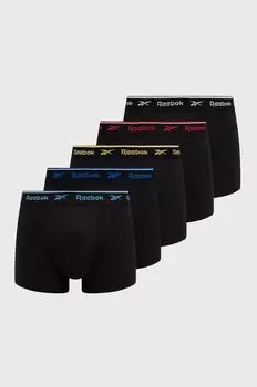 Боксеры (5 шт.) Reebok, черный