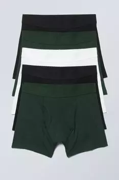 Боксеры, 5 шт Weekday, черный