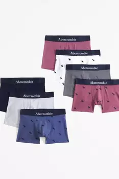 Боксеры 7 шт Abercrombie & Fitch, мультиколор