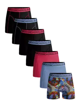 Боксеры 7 шт трусы Muchachomalo, мультиколор