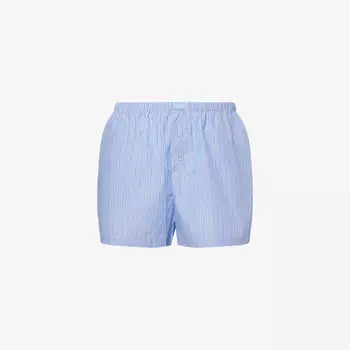 Боксеры Adanola из хлопкового поплина в полоску, мультиколор