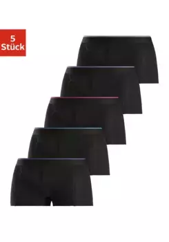 Боксеры AUTHENTIC LE JOGGER "мужские боксеры" (5 шт. в упаковке), из смеси хлопка, черный