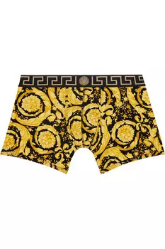 Боксеры Barocco длинные Versace, черный