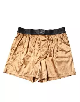 Боксеры Beige Men Regular Boxer Eye Mask Set Underwear Dolce & Gabbana, бежевый