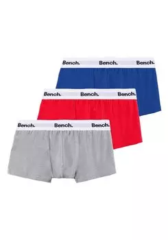 Боксеры Bench Boxer, цвет blau, rot, grau-meliert