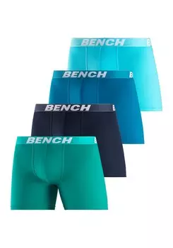 Боксеры BENCH Boxer shorts, цвет Turquoise/Azure/Dark blue/Jade