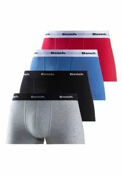 Боксеры Bench Boxershorts, цвет royalblau, grau-meliert, rot, schwarz
