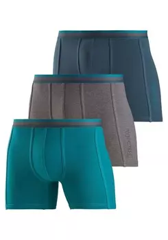 Боксеры Bench Langer Boxer, цвет dunkelpetrol, anthrazit-meliert, petrol