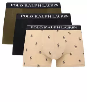 Боксеры бежевые Polo Ralph Lauren, 3 штуки