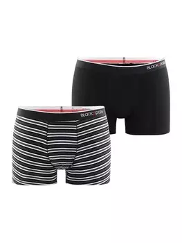Боксеры Blackspade Boxer shorts Stripes, черный/белый