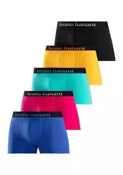 Боксеры Bruno Banani Boxer, цвет blau, pink, mint, gelb, schwarz