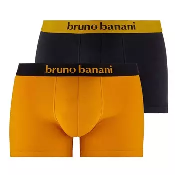 Боксеры Bruno Banani Boxershort 2 шт, цвет Goldgelb/Schwarz