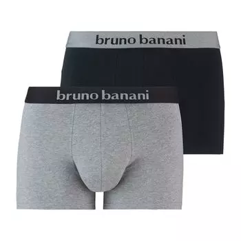 Боксеры Bruno Banani Boxershorts 2 шт, цвет Schwarz / Graumelange